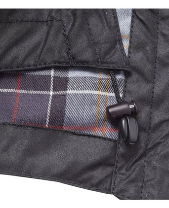 Barbour Wax Capuchon | Zwart