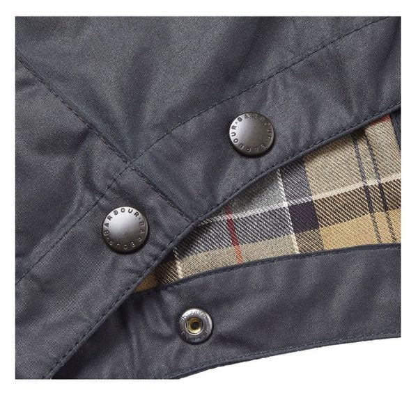 Barbour Wax Hood | Marineblau