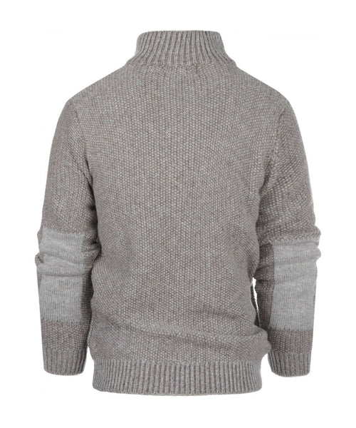 Pullover met rits | Beige