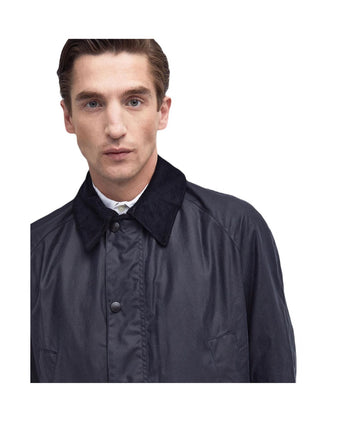 Wax jacket Ashby | Navy Blauw