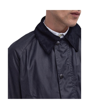Wax jacket Ashby | Navy Blauw