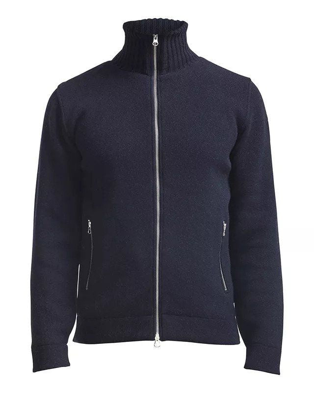 Zip Vest Men | Navy Blue