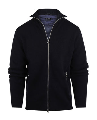 Rits Vest Måns | Navy Blauw