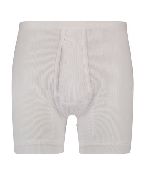 Klassieke Doppelripp Boxershort | Wit