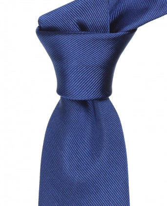 Uni Zijden stropdas | Blauw