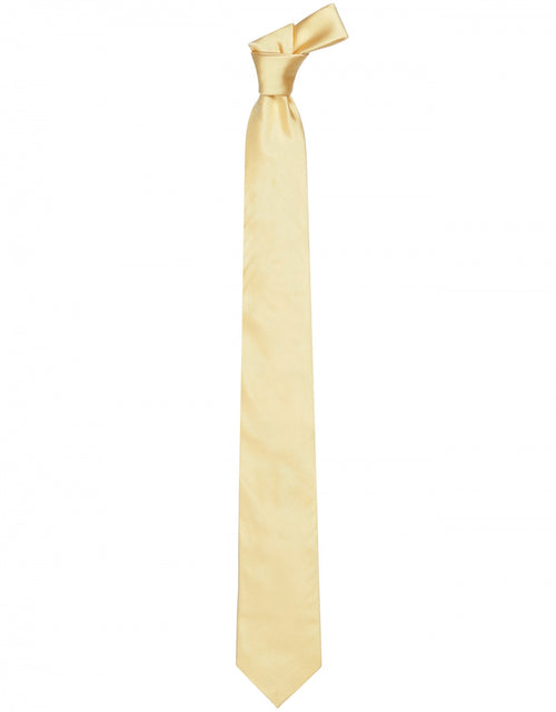 Uni Zijden stropdas | Geel