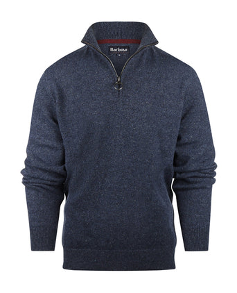 Trui Tisbury hoge rits | Blauw