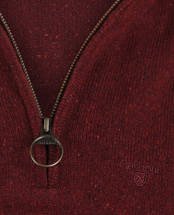 Trui Tisbury hoge rits | Bordeaux Rood