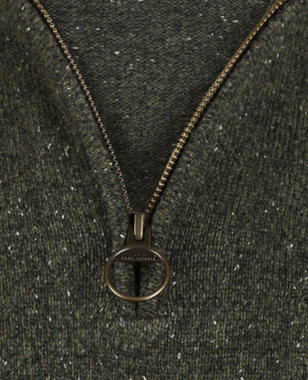 Trui Tisbury hoge rits | Groen