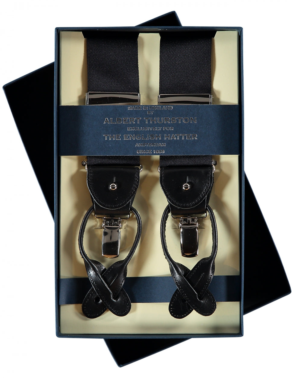 2-in-1-Zahnspange mit Clips und Riemen | Schwarz