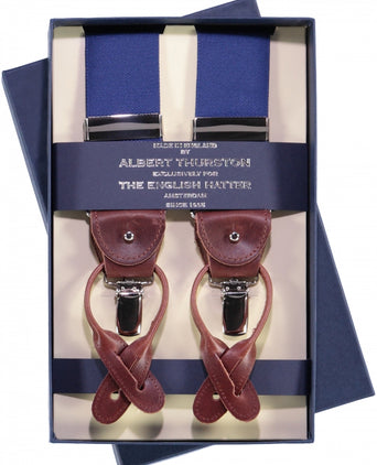 2-in-1 Bretels met clips en patten | Blauw