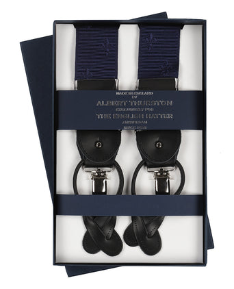 2-in-1 Bretels met clips en patten | Blauw