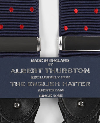 2-in-1 Bretels met clips en patten | Blauw