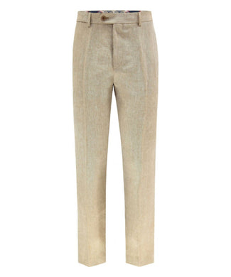 Linnen Chino Kenny | Bruin Linnen Chino Kenny | Bruin