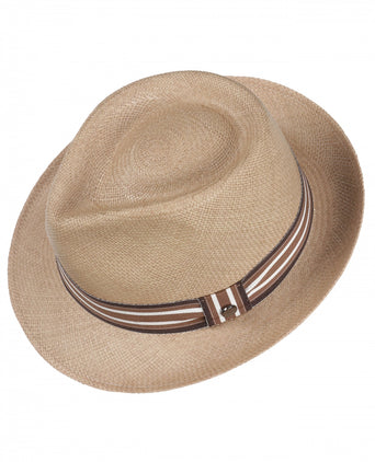 Trilby Panama Hoed | Bruin
