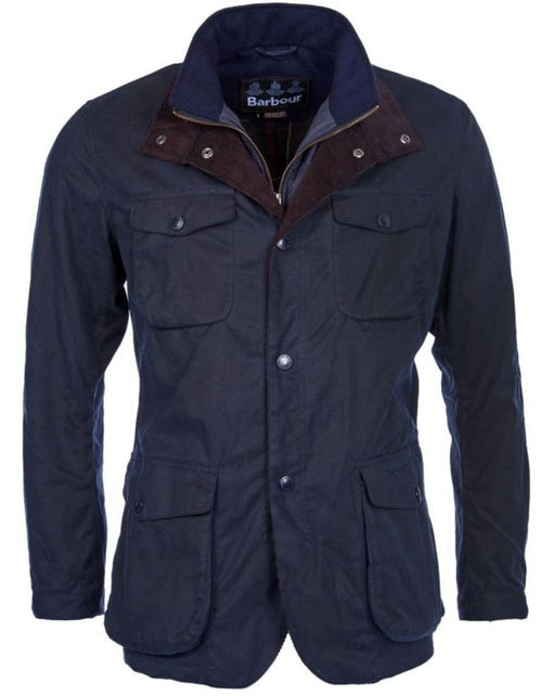 Wax jacket Ogston | Navy Blauw