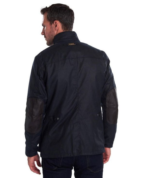 Wax jacket Ogston | Navy Blauw
