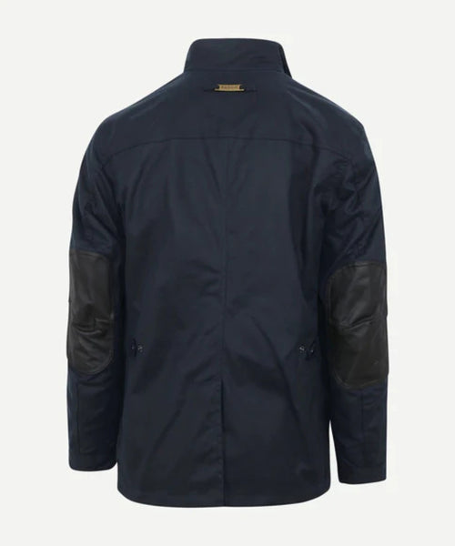 Barbour Wax jacket Ogston | Navy Blauw