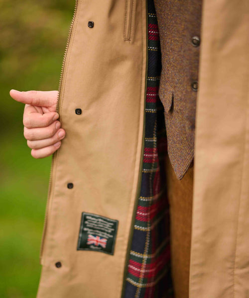 Lange jas Finchester | Beige