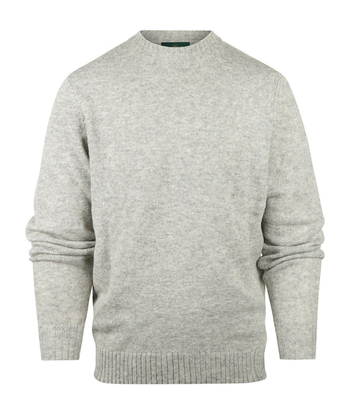 Alan Paine Shetland Pullover Ronde Hals | Grijs