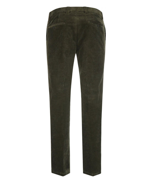 Corduroy Bradford Brede Rib | Donker Groen