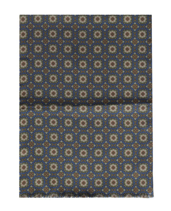 Sjaal Zijden en Wol | Blauw