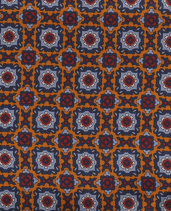 Sjaal Zijden en Wol | Blauw