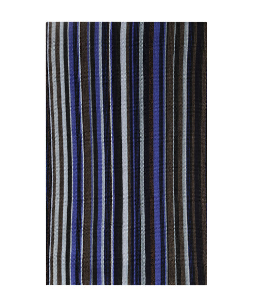 Sjaal wol gebreid 180x26 | Blauw