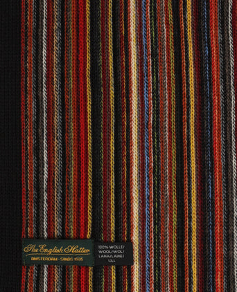 Sjaal wol gebreid 180x26 | Rood