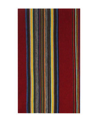 Sjaal wol gebreid 180x26 | Rood