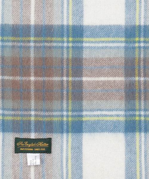 Sjaal lamswol 190x48 | Blauw