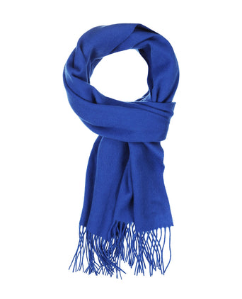 Sjaal lamswol 190x48 | Blauw