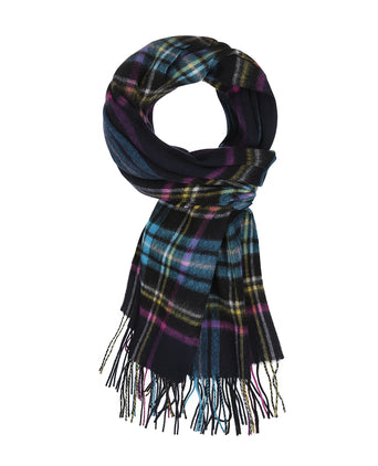 Sjaal lamswol 190x48 | Blauw