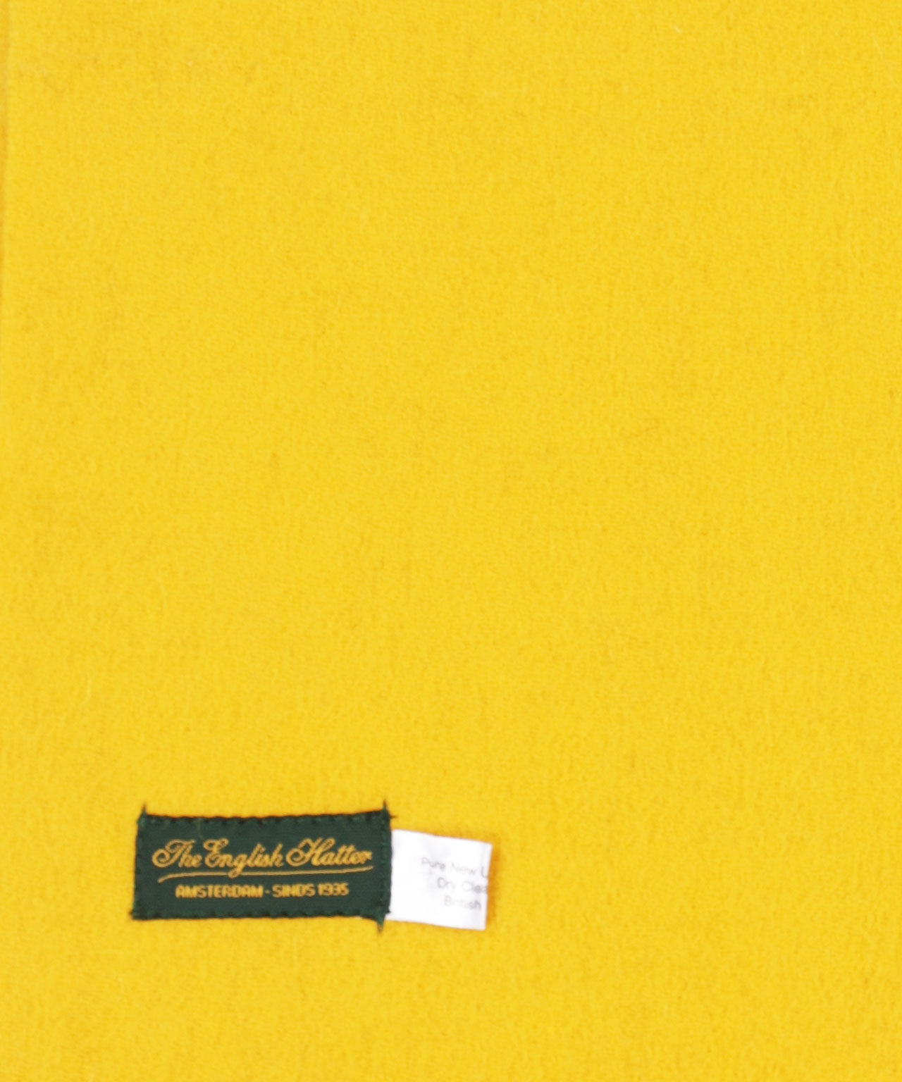 Sjaal Lamswol 48x190 | Yellow
