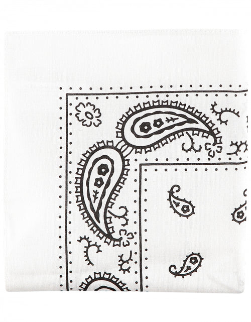 Boerenzakdoek | Paisley Wit