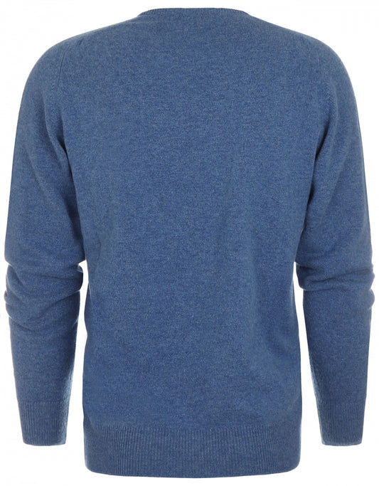 William Lockie Rundhalspullover aus Lammwolle | Jeans