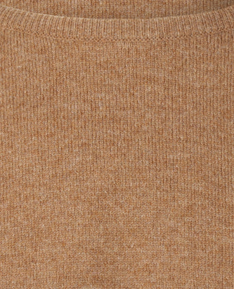 William Lockie Ronde Hals Lamswol Pullover | Driftwood