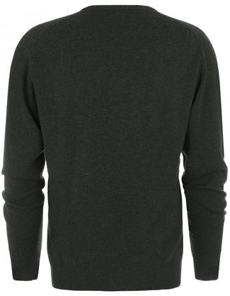 William Lockie Ronde Hals Lamswol Pullover | Seaweed William Lockie Ronde Hals Lamswol Pullover | Seaweed