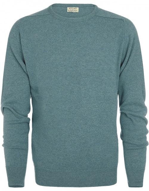 William Lockie Ronde Hals Lamswol Pullover | Caspian