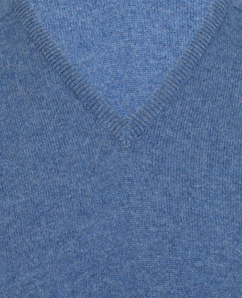 William Lockie V-hals Lamswol Pullover | Jeans