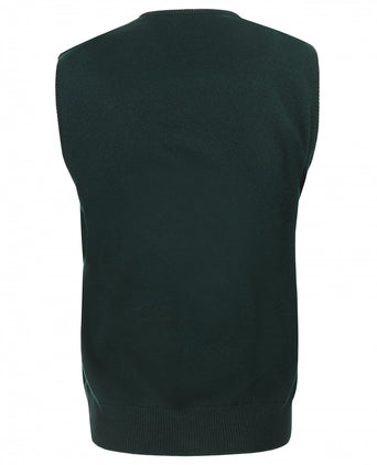 William Lockie Slipover Lamswol | Tartan Green