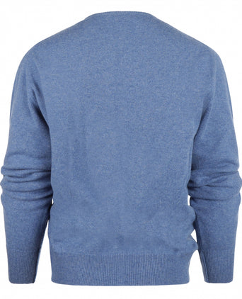 Pullover Lamswol dutch fit v-hals | Jeans