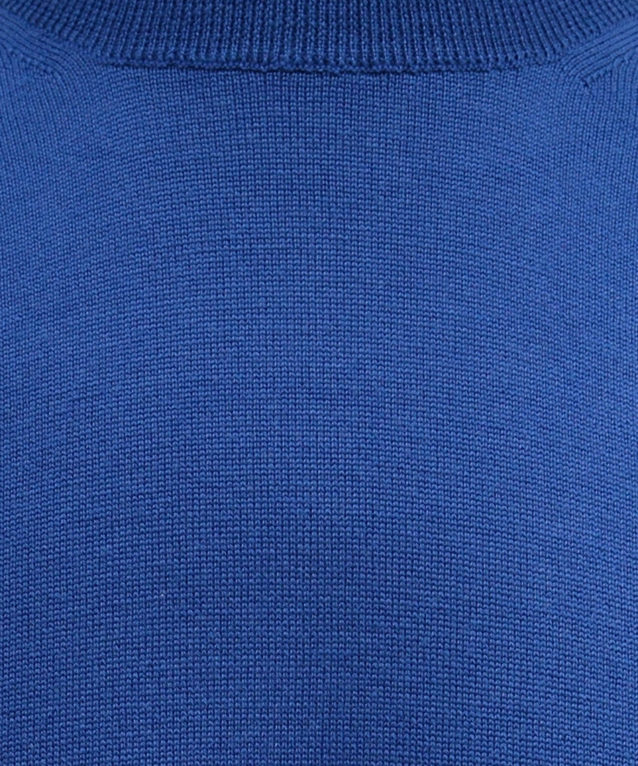 Rollkragenpullover aus Merinowolle | Kobalt