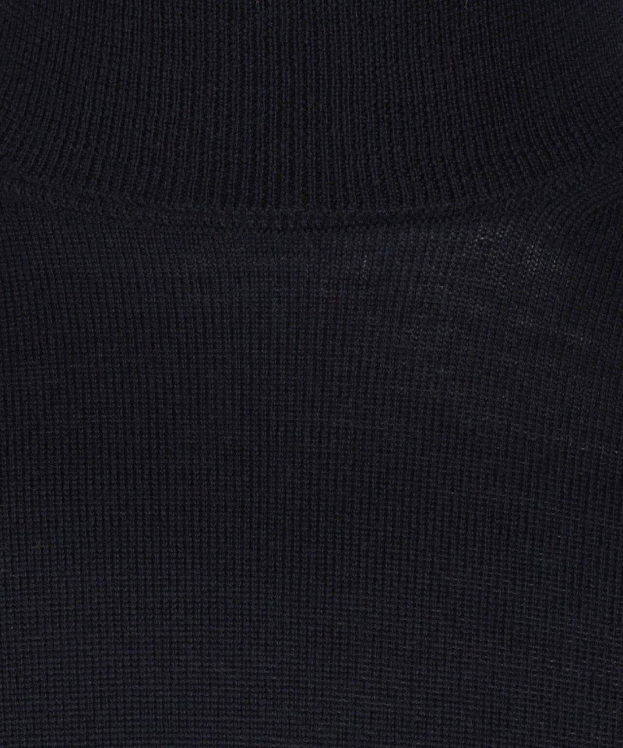 Rollkragenpullover aus Merinowolle | Marineblau