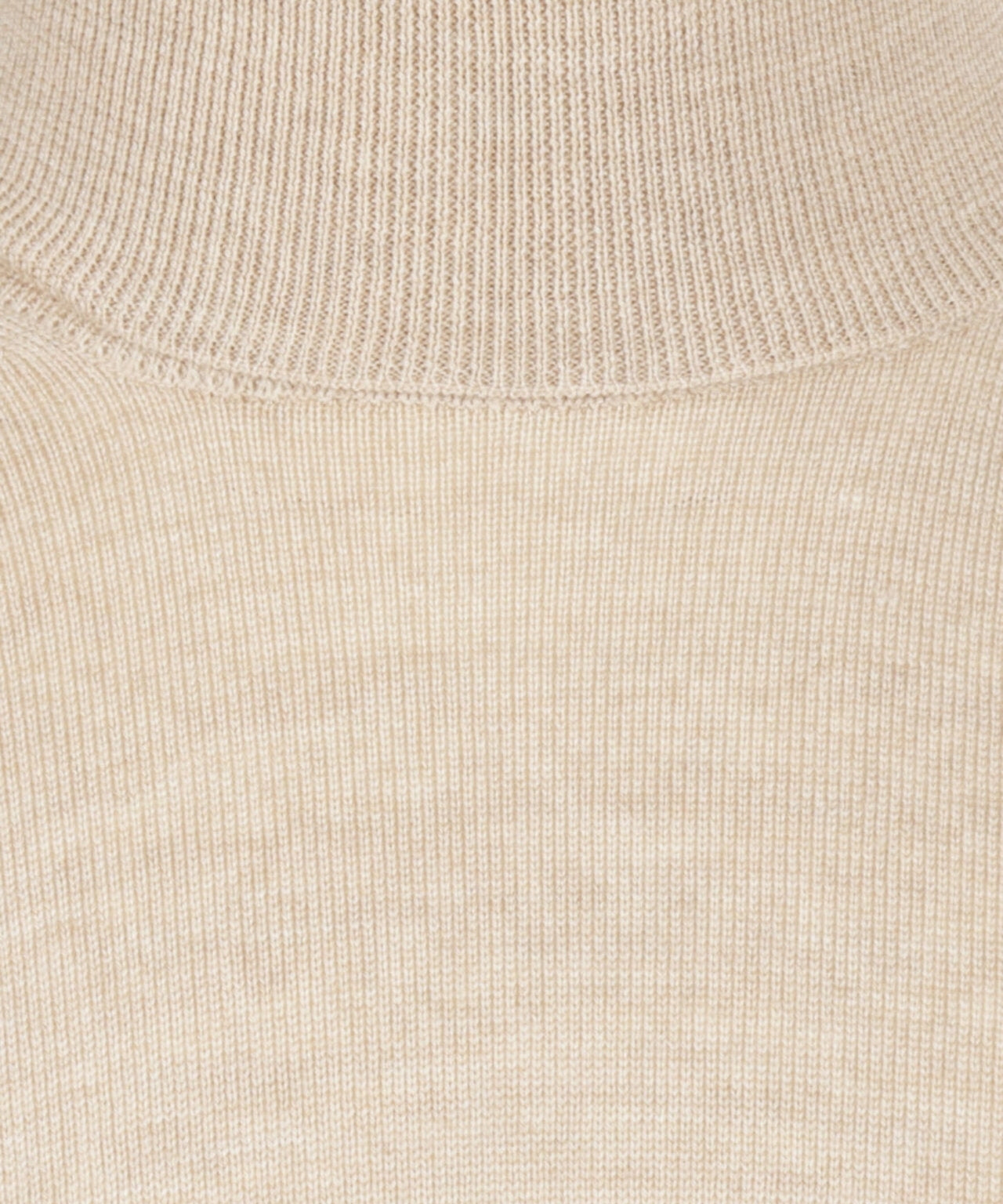 Rollkragenpullover aus Merinowolle | Beige