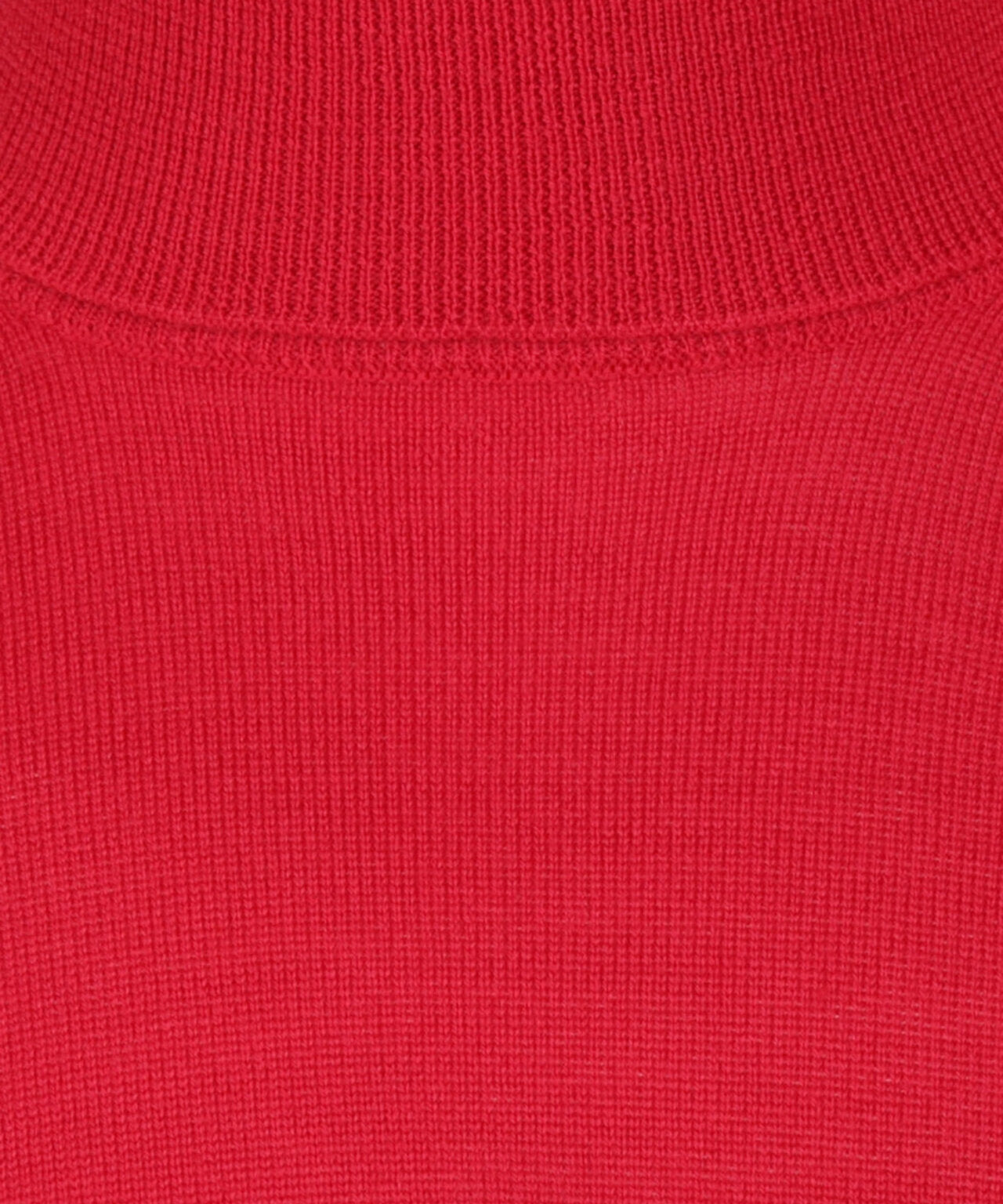 Rollkragenpullover aus Merinowolle | Rot