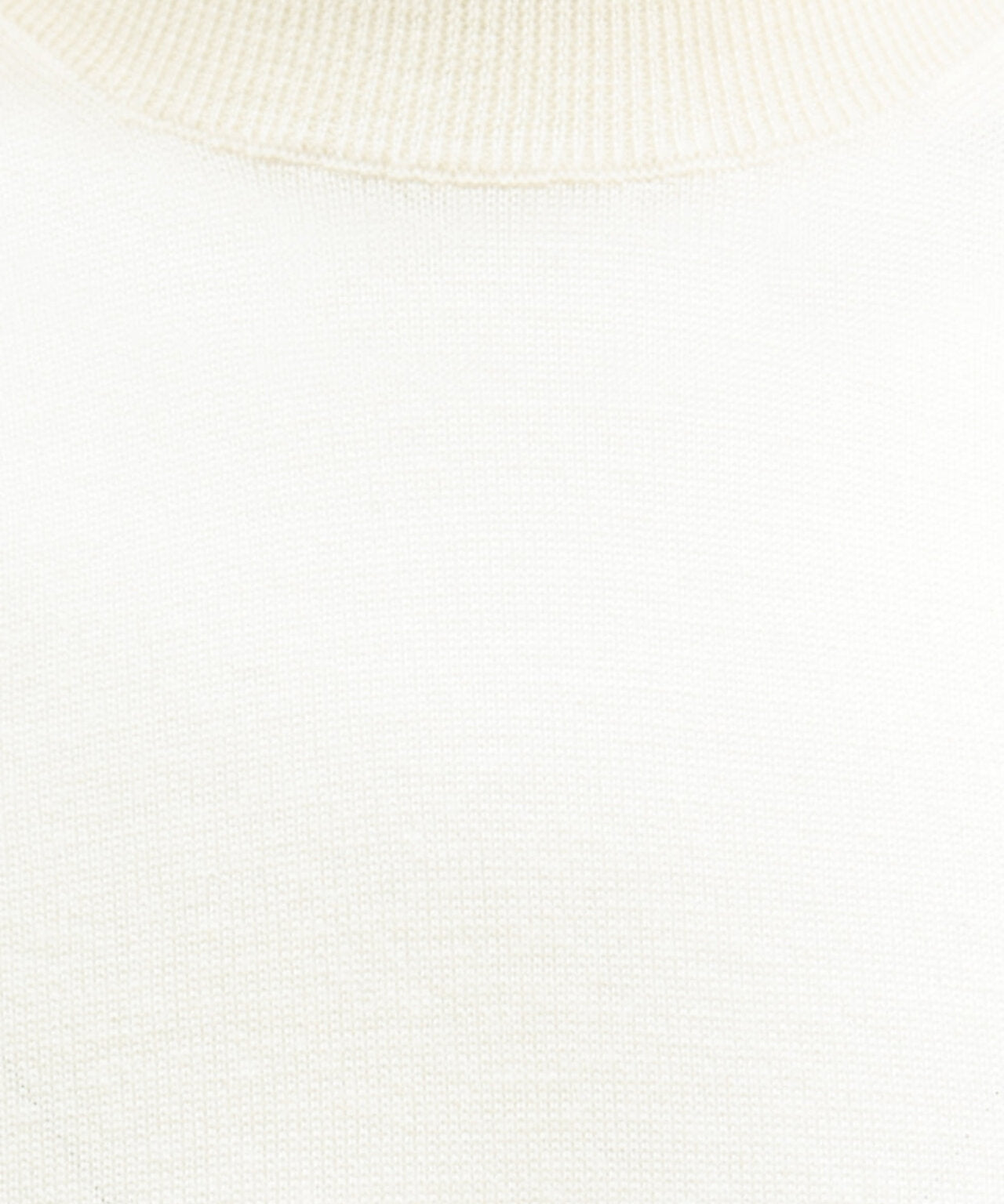 Rollkragenpullover aus Merinowolle | Weiße Wolle