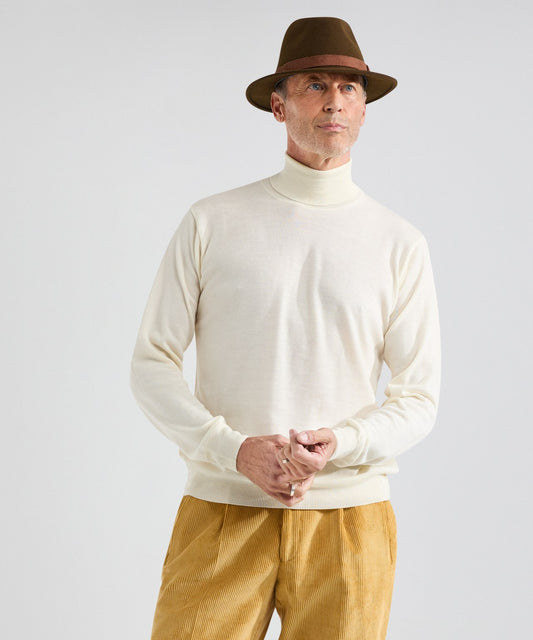 Turtleneck Merino wool | Wool White