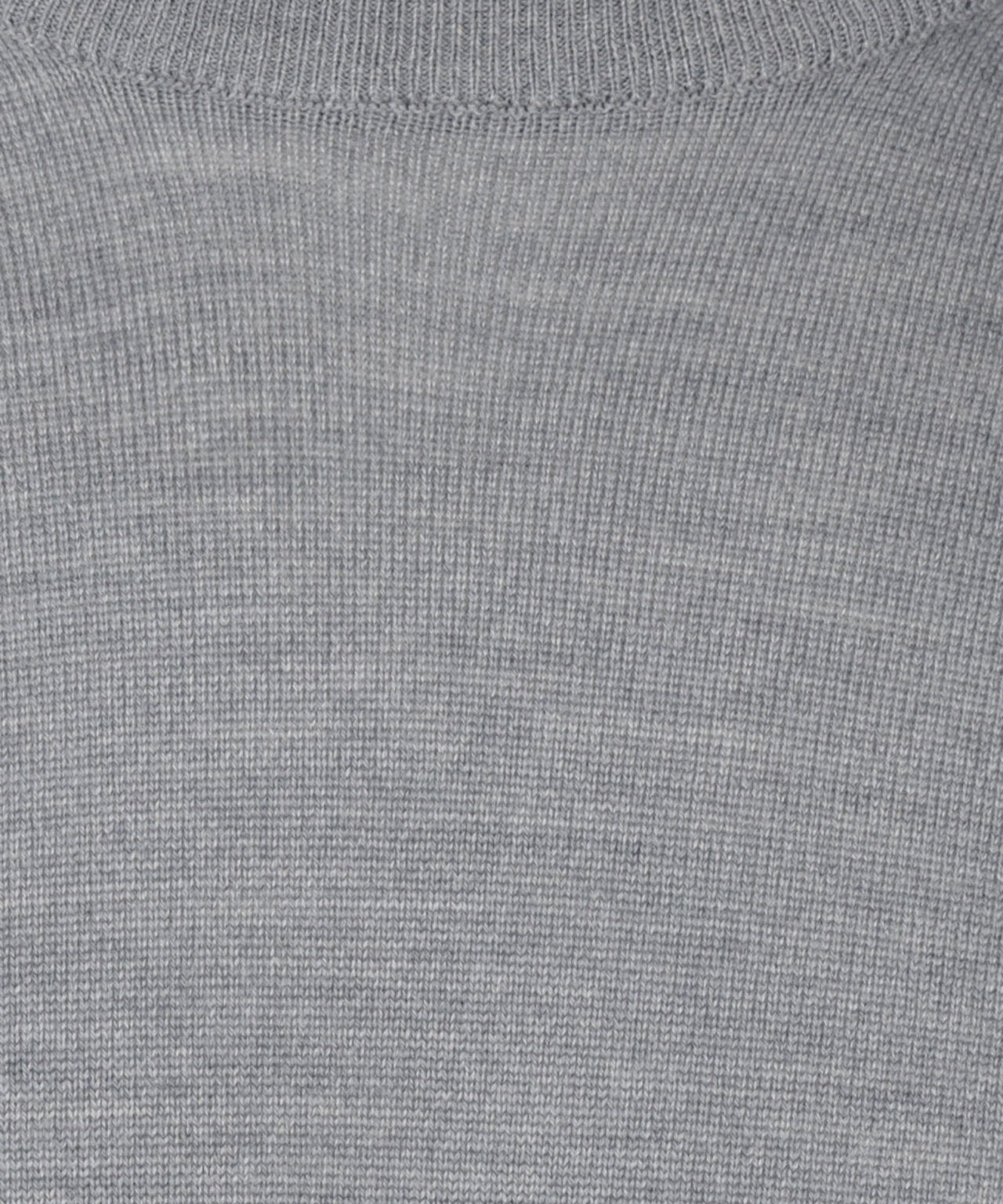 Merino wool round neck sweater | Mid Grey