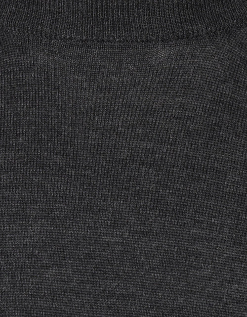 Pullover Merino wol ronde hals | Charcoal